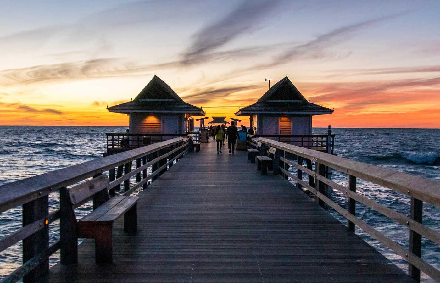 Naples Pier & Gulf Sunsets Breathtaking sunsets along Florida's Paradise Coast.